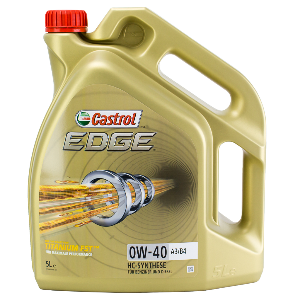 Castrol EDGE Titanium FST 0W-40 HC-Synthese / 5 L Castrol EDGE Titanium FST 0W-40 HC-Synthese / 5 L